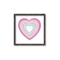 Picture of Heart Rainbow II _GroupedProduct_Square_Mini_ _GroupedProduct_Square_Canvas_Framed_