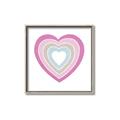 Picture of Heart Rainbow II _GroupedProduct_Square_Mini_ _GroupedProduct_Square_Canvas_Framed_