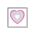 Picture of Heart Rainbow II _GroupedProduct_Square_Mini_ _GroupedProduct_Square_Canvas_Framed_
