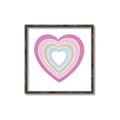 Picture of Heart Rainbow II _GroupedProduct_Square_Mini_ _GroupedProduct_Square_Canvas_Framed_