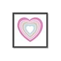 Picture of Heart Rainbow II _GroupedProduct_Square_Mini_ _GroupedProduct_Square_Canvas_Framed_