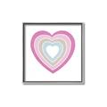 Picture of Heart Rainbow II _GroupedProduct_Square_Mini_ _GroupedProduct_Square_Canvas_Framed_