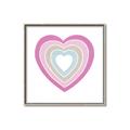 Picture of Heart Rainbow II _GroupedProduct_Square_Mini_ _GroupedProduct_Square_Canvas_Framed_