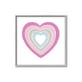 Picture of Heart Rainbow II _GroupedProduct_Square_Mini_ _GroupedProduct_Square_Canvas_Framed_