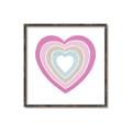 Picture of Heart Rainbow II _GroupedProduct_Square_Mini_ _GroupedProduct_Square_Canvas_Framed_