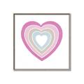 Picture of Heart Rainbow II _GroupedProduct_Square_Mini_ _GroupedProduct_Square_Canvas_Framed_