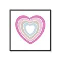 Picture of Heart Rainbow II _GroupedProduct_Square_Mini_ _GroupedProduct_Square_Canvas_Framed_