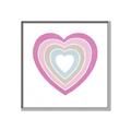 Picture of Heart Rainbow II _GroupedProduct_Square_Mini_ _GroupedProduct_Square_Canvas_Framed_
