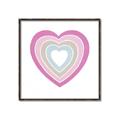 Picture of Heart Rainbow II _GroupedProduct_Square_Mini_ _GroupedProduct_Square_Canvas_Framed_