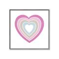 Picture of Heart Rainbow II _GroupedProduct_Square_Mini_ _GroupedProduct_Square_Canvas_Framed_