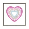 Picture of Heart Rainbow II _GroupedProduct_Square_Mini_ _GroupedProduct_Square_Canvas_Framed_