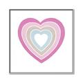 Picture of Heart Rainbow II _GroupedProduct_Square_Mini_ _GroupedProduct_Square_Canvas_Framed_