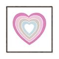Picture of Heart Rainbow II _GroupedProduct_Square_Mini_ _GroupedProduct_Square_Canvas_Framed_