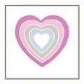 Picture of Heart Rainbow II _GroupedProduct_Square_Mini_ _GroupedProduct_Square_Canvas_Framed_