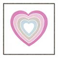 Picture of Heart Rainbow II _GroupedProduct_Square_Mini_ _GroupedProduct_Square_Canvas_Framed_