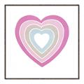 Picture of Heart Rainbow II _GroupedProduct_Square_Mini_ _GroupedProduct_Square_Canvas_Framed_
