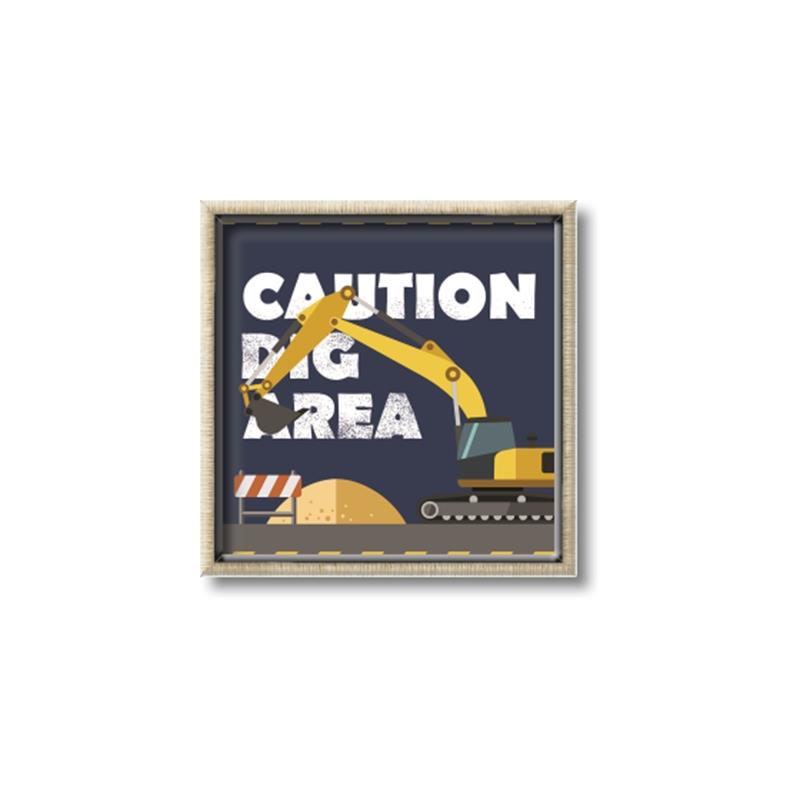 Picture of Caution Construction _GroupedProduct_Square_Mini_ _GroupedProduct_Square_Canvas_Framed_