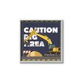 Picture of Caution Construction _GroupedProduct_Square_Mini_ _GroupedProduct_Square_Canvas_Framed_