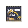 Picture of Caution Construction _GroupedProduct_Square_Mini_ _GroupedProduct_Square_Canvas_Framed_