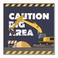 Picture of Caution Construction _GroupedProduct_Square_Mini_ _GroupedProduct_Square_Canvas_Framed_