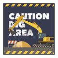Picture of Caution Construction _GroupedProduct_Square_Mini_ _GroupedProduct_Square_Canvas_Framed_
