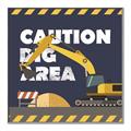 Picture of Caution Construction _GroupedProduct_Square_Mini_ _GroupedProduct_Square_Canvas_Framed_