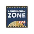 Picture of Construction Zone _GroupedProduct_Square_Mini_ _GroupedProduct_Square_Canvas_Framed_