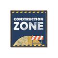 Picture of Construction Zone _GroupedProduct_Square_Mini_ _GroupedProduct_Square_Canvas_Framed_