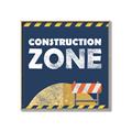 Picture of Construction Zone _GroupedProduct_Square_Mini_ _GroupedProduct_Square_Canvas_Framed_