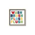 Picture of Wash Brush Floss _GroupedProduct_Square_Mini_ _GroupedProduct_Square_Canvas_Framed_