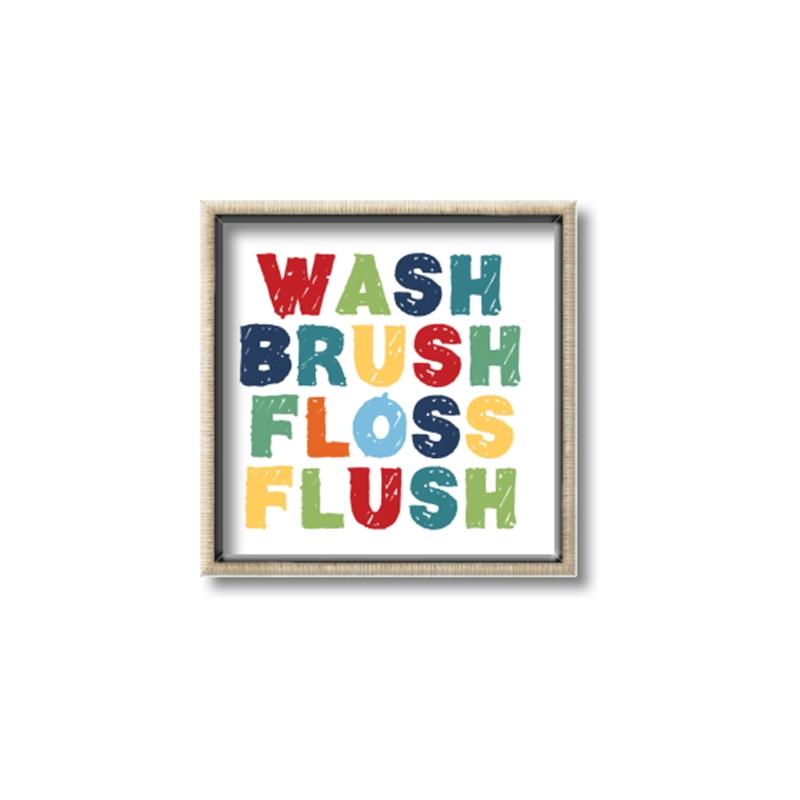 Picture of Wash Brush Floss _GroupedProduct_Square_Mini_ _GroupedProduct_Square_Canvas_Framed_