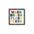 Picture of Wash Brush Floss _GroupedProduct_Square_Mini_ _GroupedProduct_Square_Canvas_Framed_