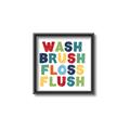 Picture of Wash Brush Floss _GroupedProduct_Square_Mini_ _GroupedProduct_Square_Canvas_Framed_