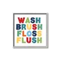Picture of Wash Brush Floss _GroupedProduct_Square_Mini_ _GroupedProduct_Square_Canvas_Framed_
