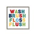 Picture of Wash Brush Floss _GroupedProduct_Square_Mini_ _GroupedProduct_Square_Canvas_Framed_