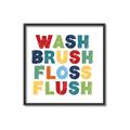 Picture of Wash Brush Floss _GroupedProduct_Square_Mini_ _GroupedProduct_Square_Canvas_Framed_