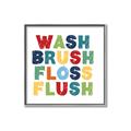 Picture of Wash Brush Floss _GroupedProduct_Square_Mini_ _GroupedProduct_Square_Canvas_Framed_