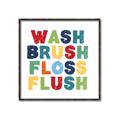 Picture of Wash Brush Floss _GroupedProduct_Square_Mini_ _GroupedProduct_Square_Canvas_Framed_
