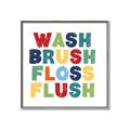 Picture of Wash Brush Floss _GroupedProduct_Square_Mini_ _GroupedProduct_Square_Canvas_Framed_