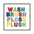 Picture of Wash Brush Floss _GroupedProduct_Square_Mini_ _GroupedProduct_Square_Canvas_Framed_