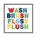 Picture of Wash Brush Floss _GroupedProduct_Square_Mini_ _GroupedProduct_Square_Canvas_Framed_