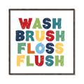 Picture of Wash Brush Floss _GroupedProduct_Square_Mini_ _GroupedProduct_Square_Canvas_Framed_