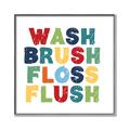 Picture of Wash Brush Floss _GroupedProduct_Square_Mini_ _GroupedProduct_Square_Canvas_Framed_