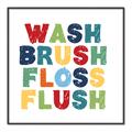 Picture of Wash Brush Floss _GroupedProduct_Square_Mini_ _GroupedProduct_Square_Canvas_Framed_