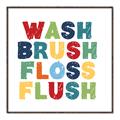 Picture of Wash Brush Floss _GroupedProduct_Square_Mini_ _GroupedProduct_Square_Canvas_Framed_