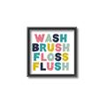 Picture of Wash Brush Floss II _GroupedProduct_Square_Mini_ _GroupedProduct_Square_Canvas_Framed_