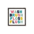 Picture of Wash Brush Floss II _GroupedProduct_Square_Mini_ _GroupedProduct_Square_Canvas_Framed_