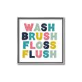 Picture of Wash Brush Floss II _GroupedProduct_Square_Mini_ _GroupedProduct_Square_Canvas_Framed_
