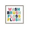 Picture of Wash Brush Floss II _GroupedProduct_Square_Mini_ _GroupedProduct_Square_Canvas_Framed_