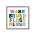 Picture of Wash Brush Floss II _GroupedProduct_Square_Mini_ _GroupedProduct_Square_Canvas_Framed_
